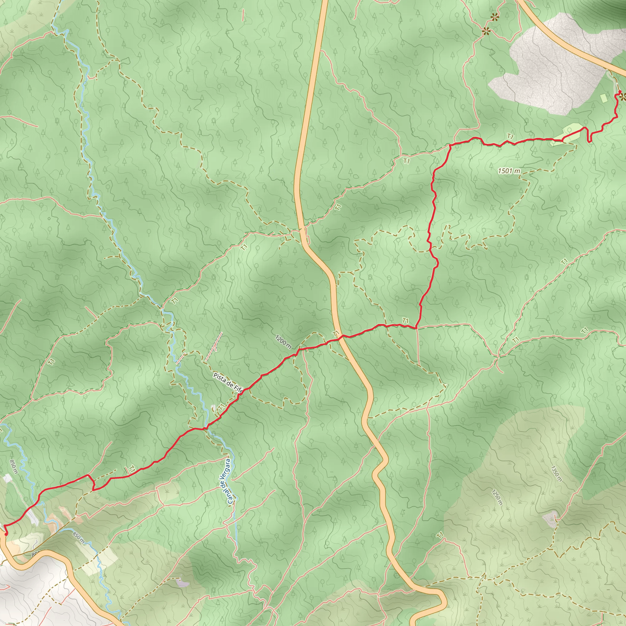 Chío - Los Arenales SL TF 203 mobile static map