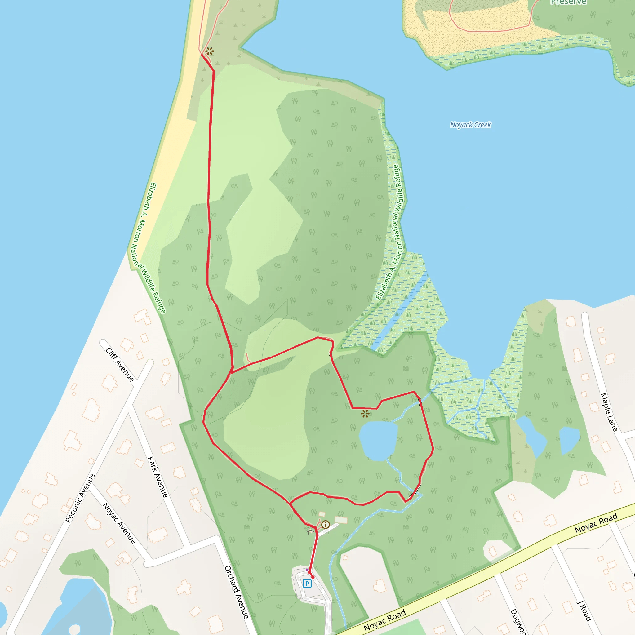 Jess Morton National Wildlife Refuge mobile static map