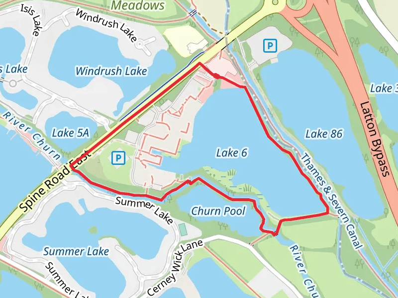 Lake 6 Loop - Cerney Wick