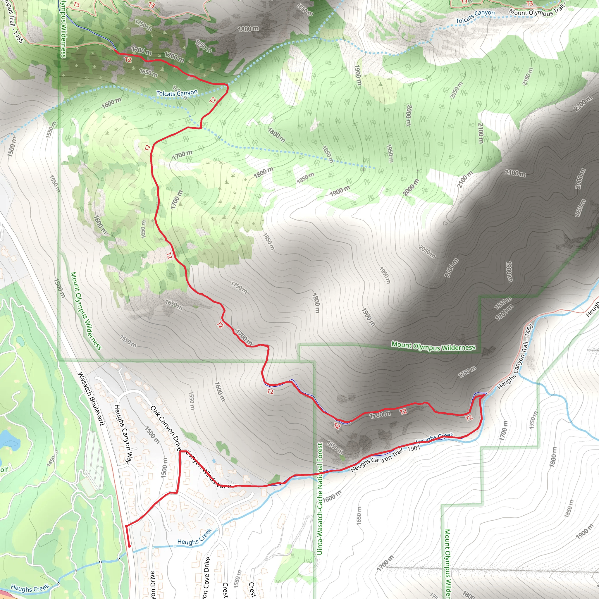 Bonneville Shoreline South mobile static map