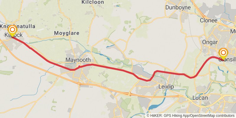 National Famine Way stage 6 Map