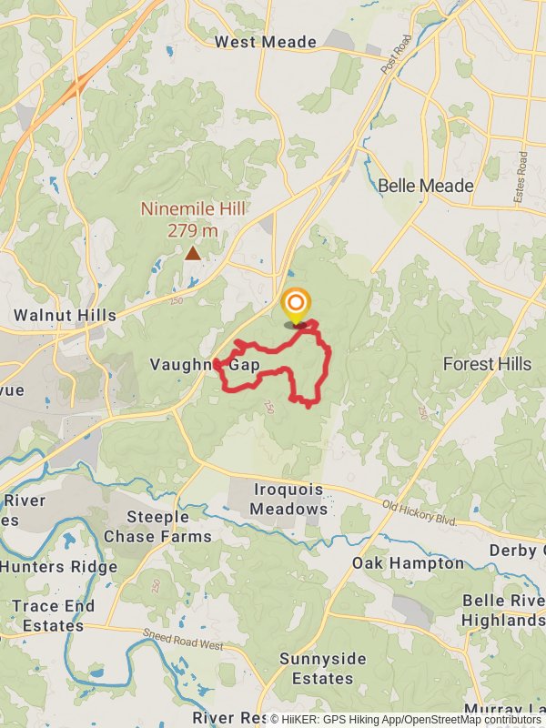 Percy Warner Park - Mossy Ridge Loop Trail