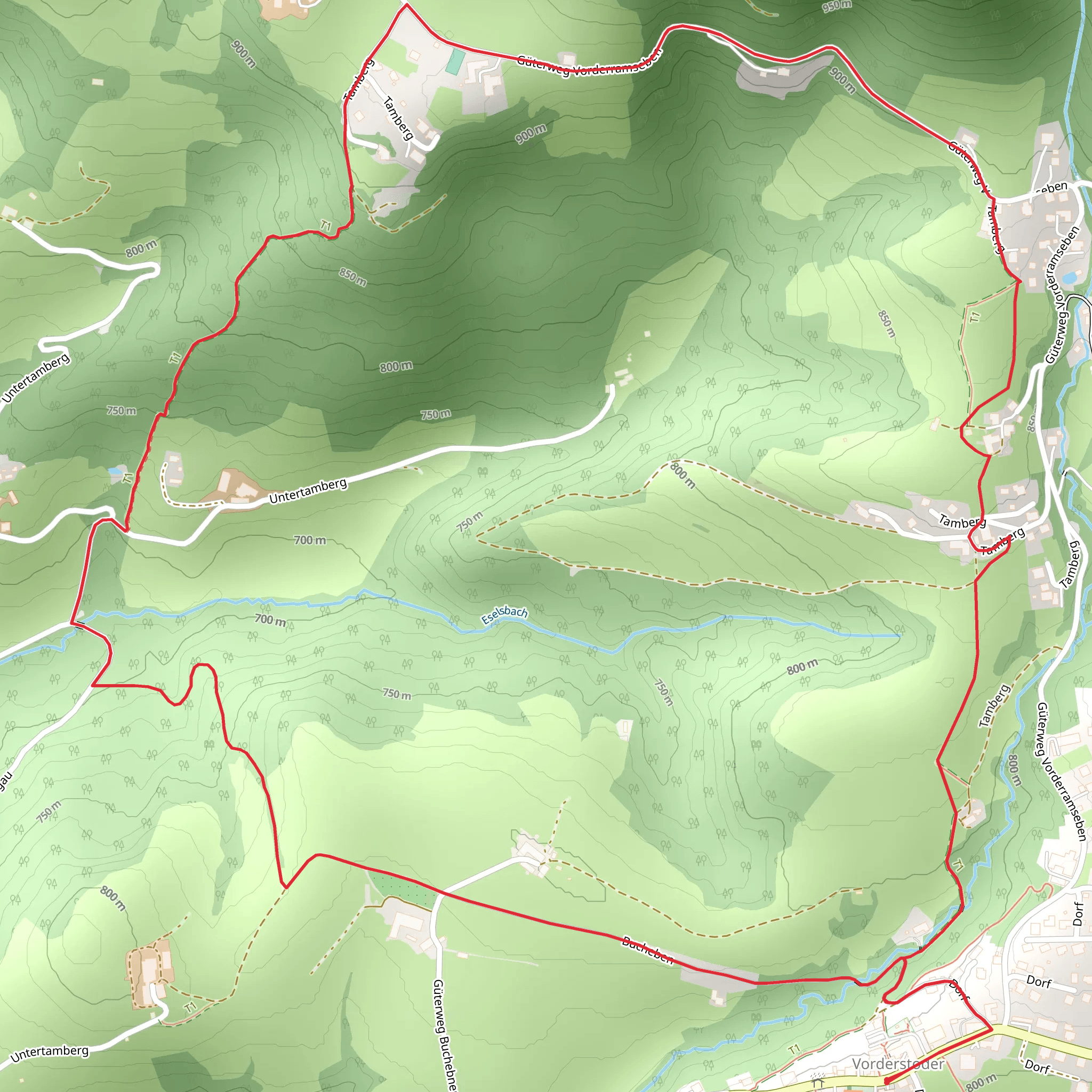 Ramsebenrunde Loop mobile static map