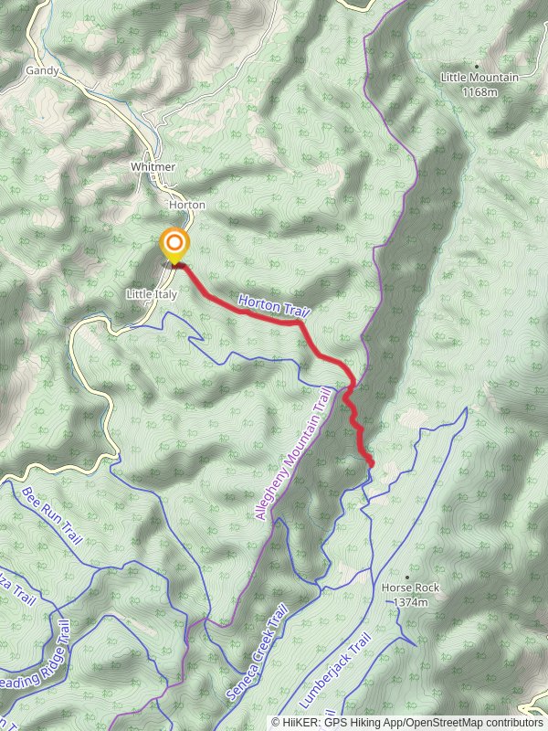 Horton Trail to Campground