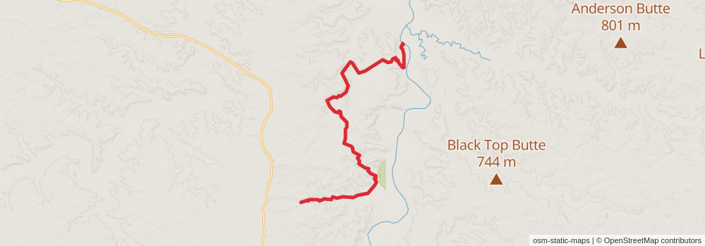 American Perimeter Trail - North Country Primary stage 258 Map