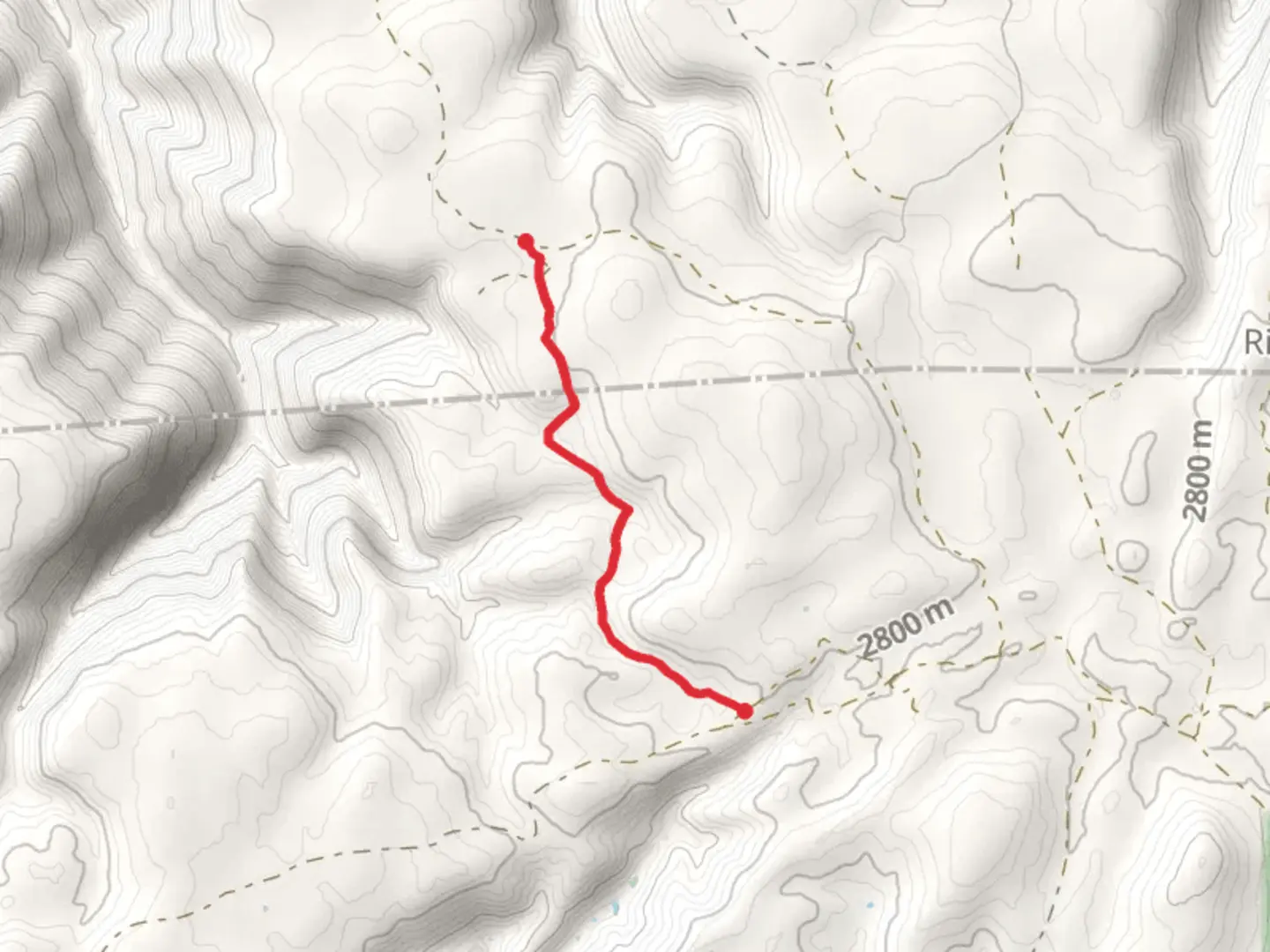 An image depicting the trail Lost Boy Trail and its surrounding area.