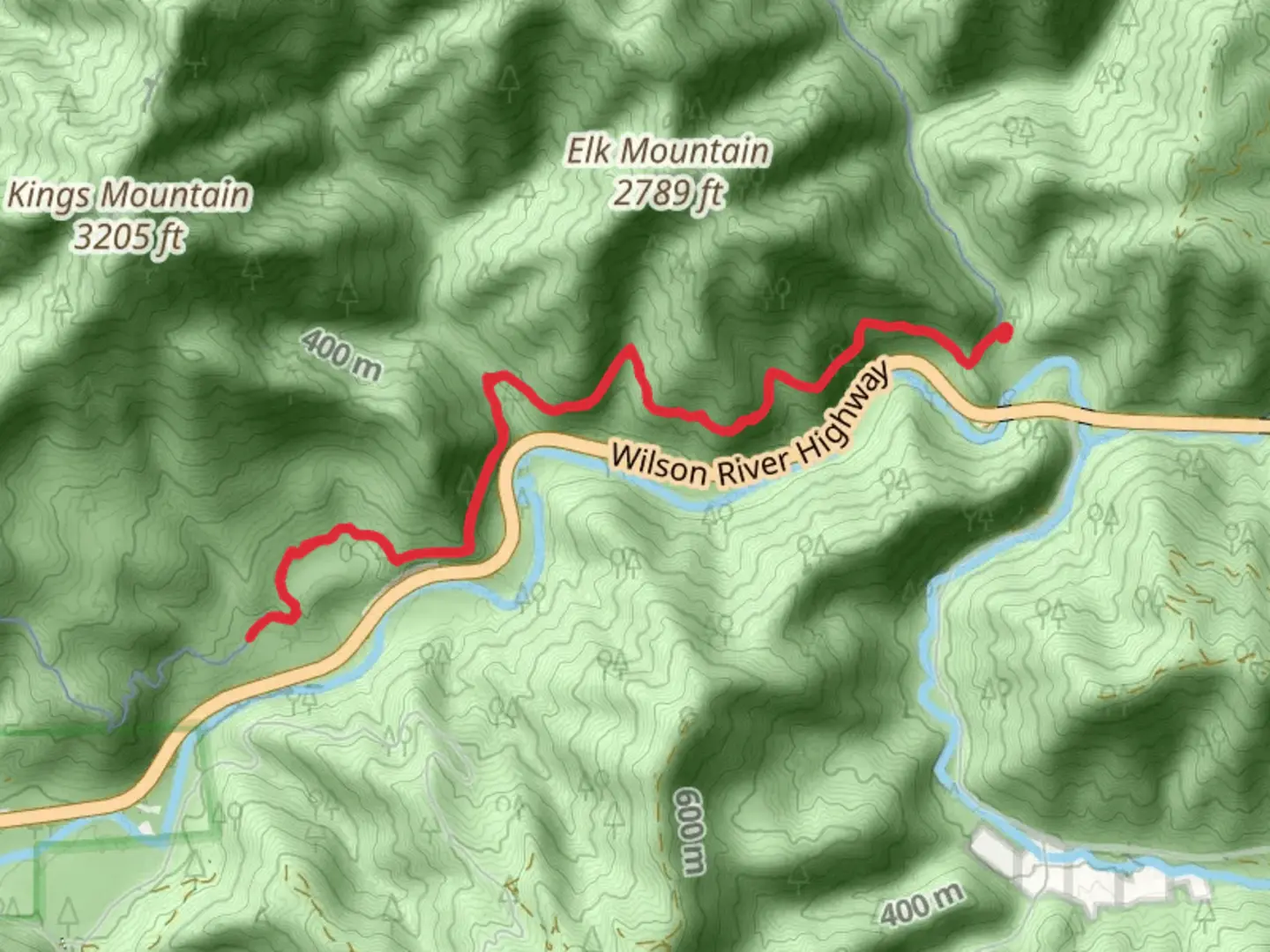 An image depicting the trail Wilson River Trail and its surrounding area.