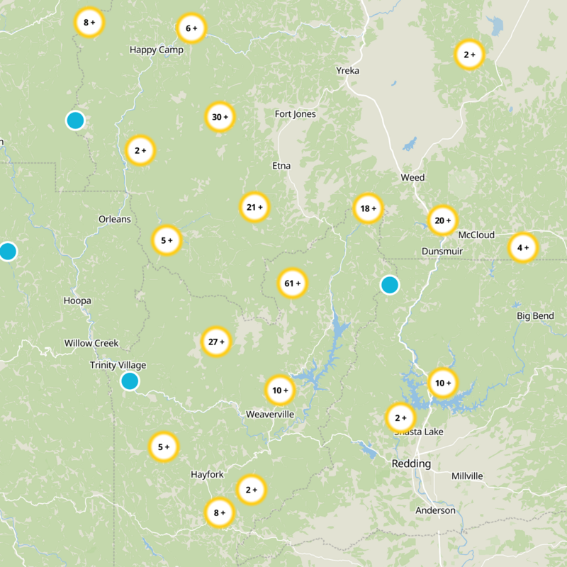 CAL Fire Shasta Trinity Unit Static Map