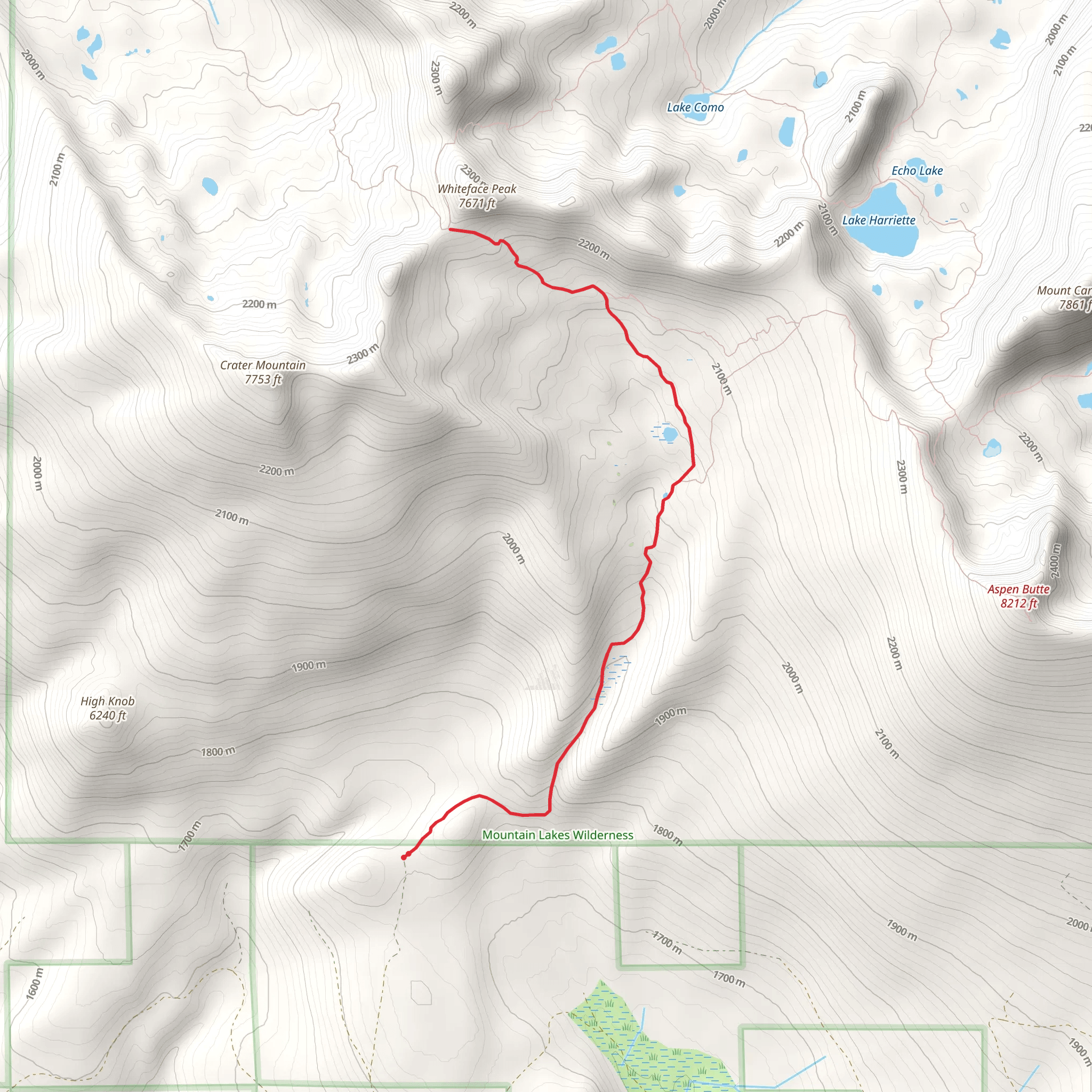 Clover Creek Trail mobile static map