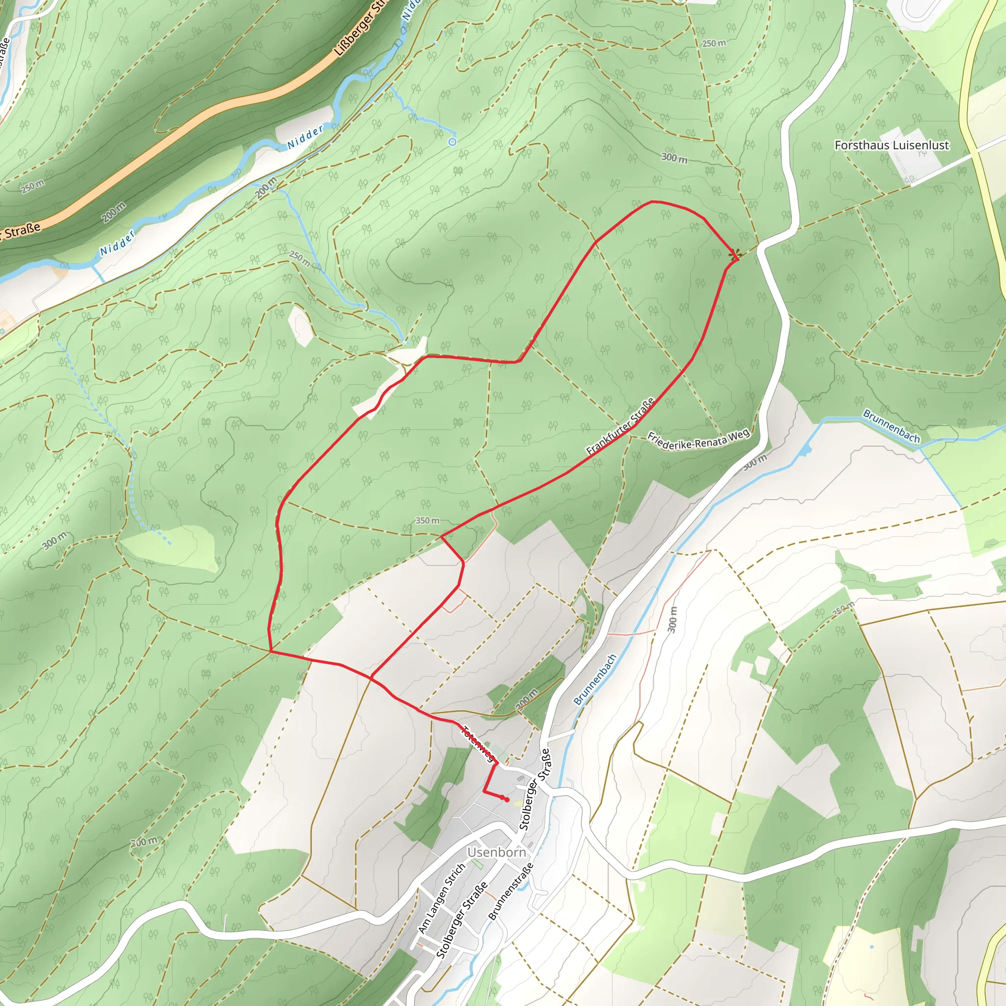 Stolberg and Taufsteinweg mobile static map