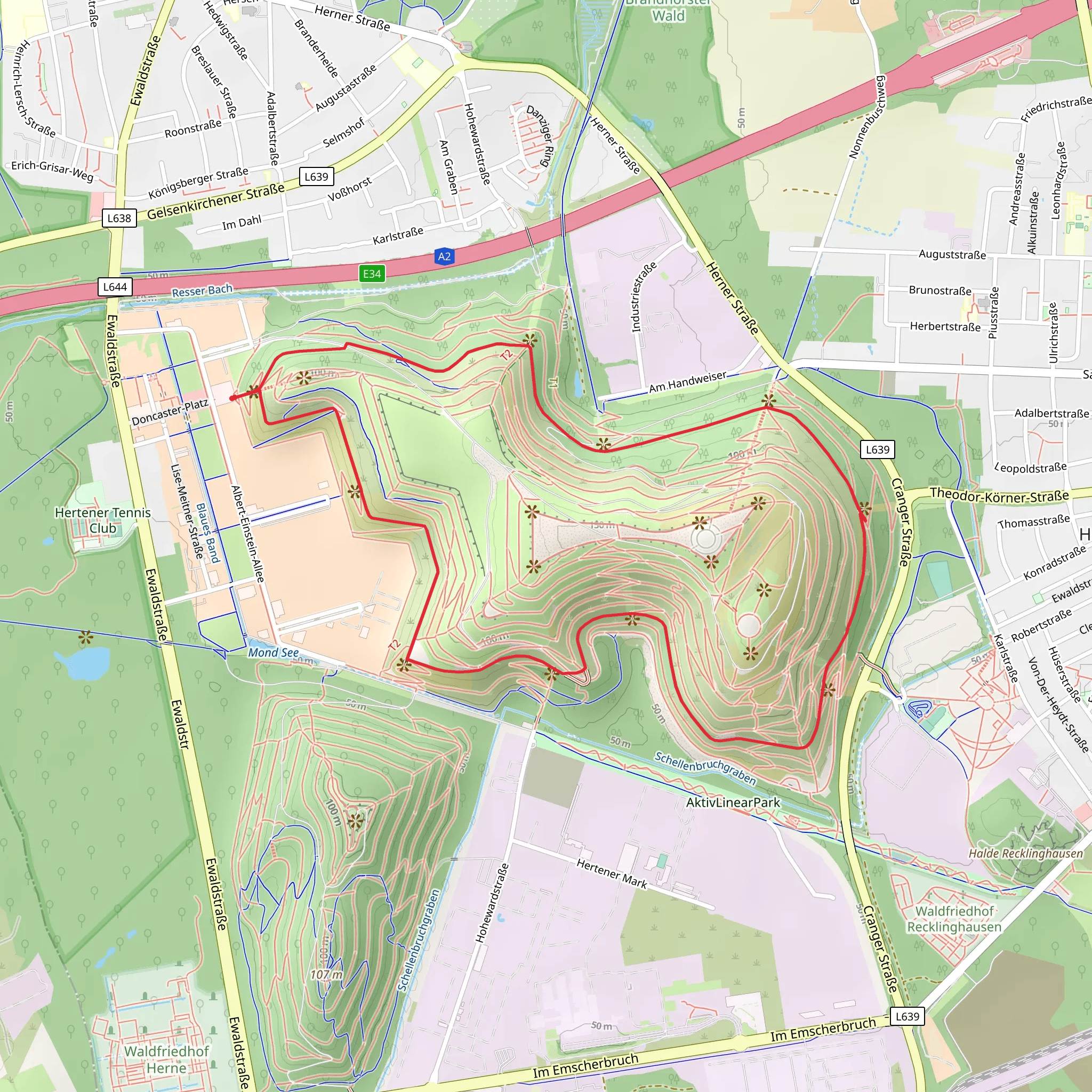 Balkon-Promenade Loop mobile static map