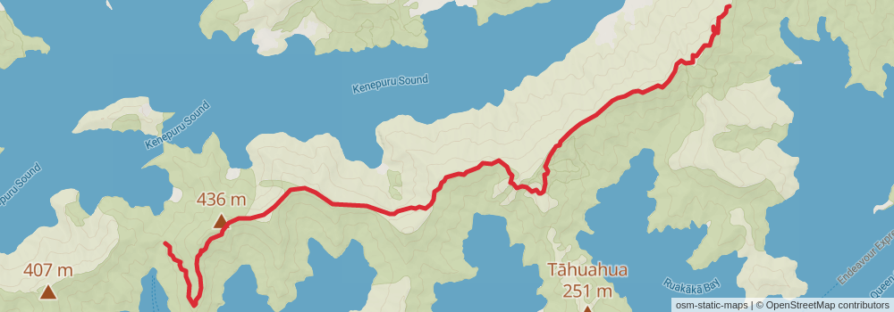 Te Araroa Trail stage 100 Map