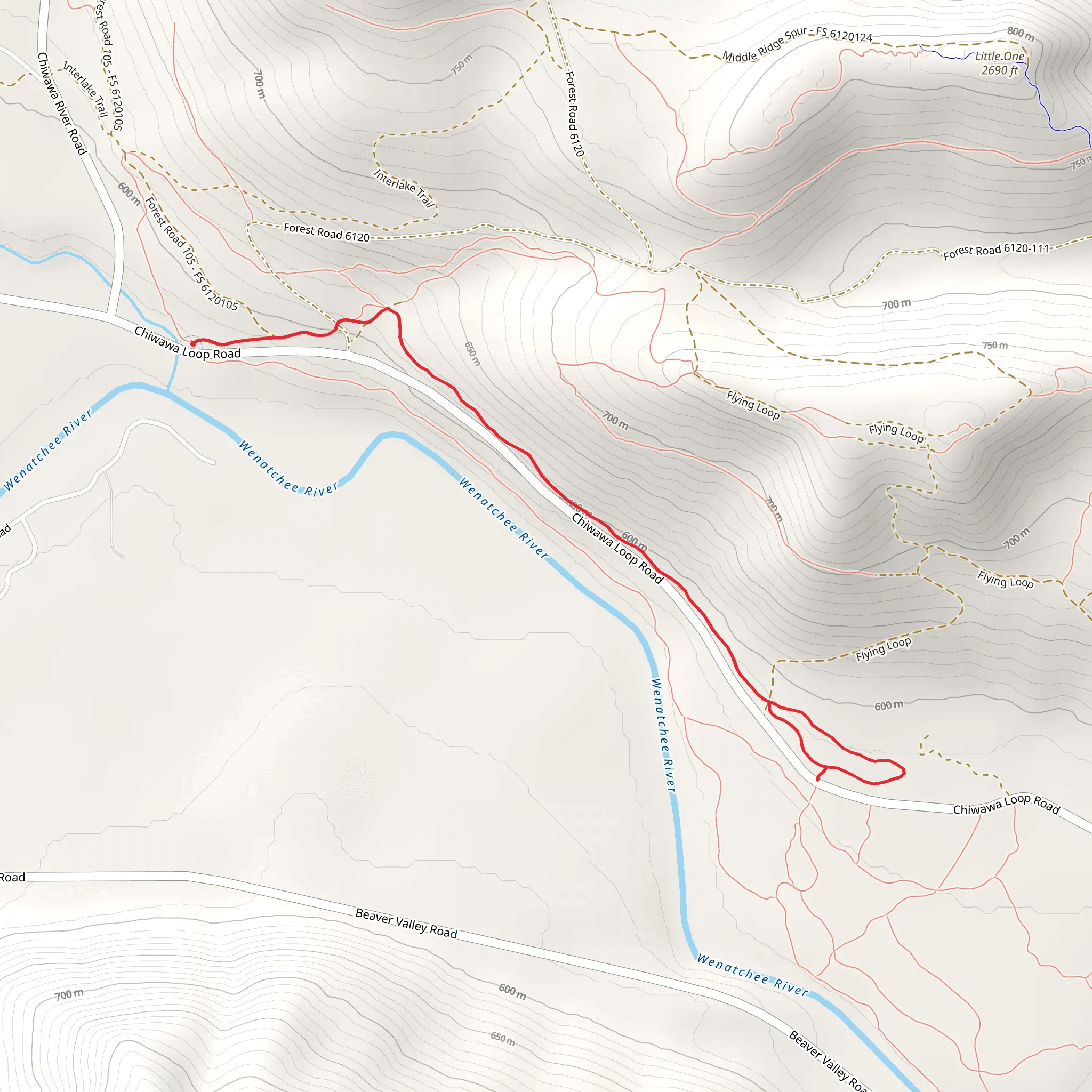Squirrel Run mobile static map