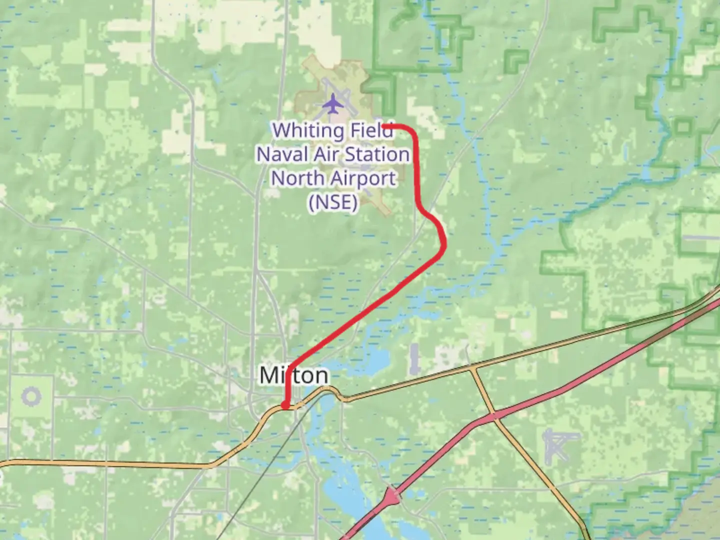 An image depicting the trail Blackwater Heritage State Trail and its surrounding area.