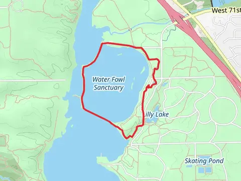 Water Fowl Sanctuary Loop - Red and Blue Trail