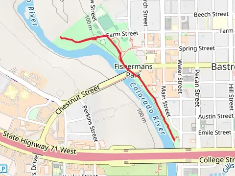 Walk along Colorado River from Fishermans Park