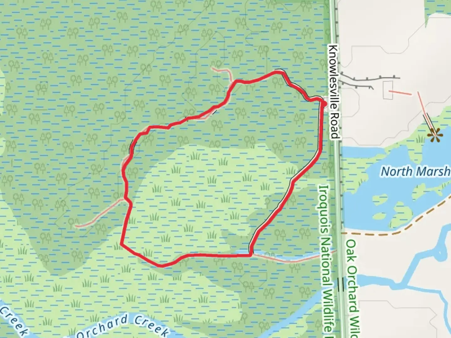 An image depicting the trail Swallow Hollow Trail Loop and its surrounding area.