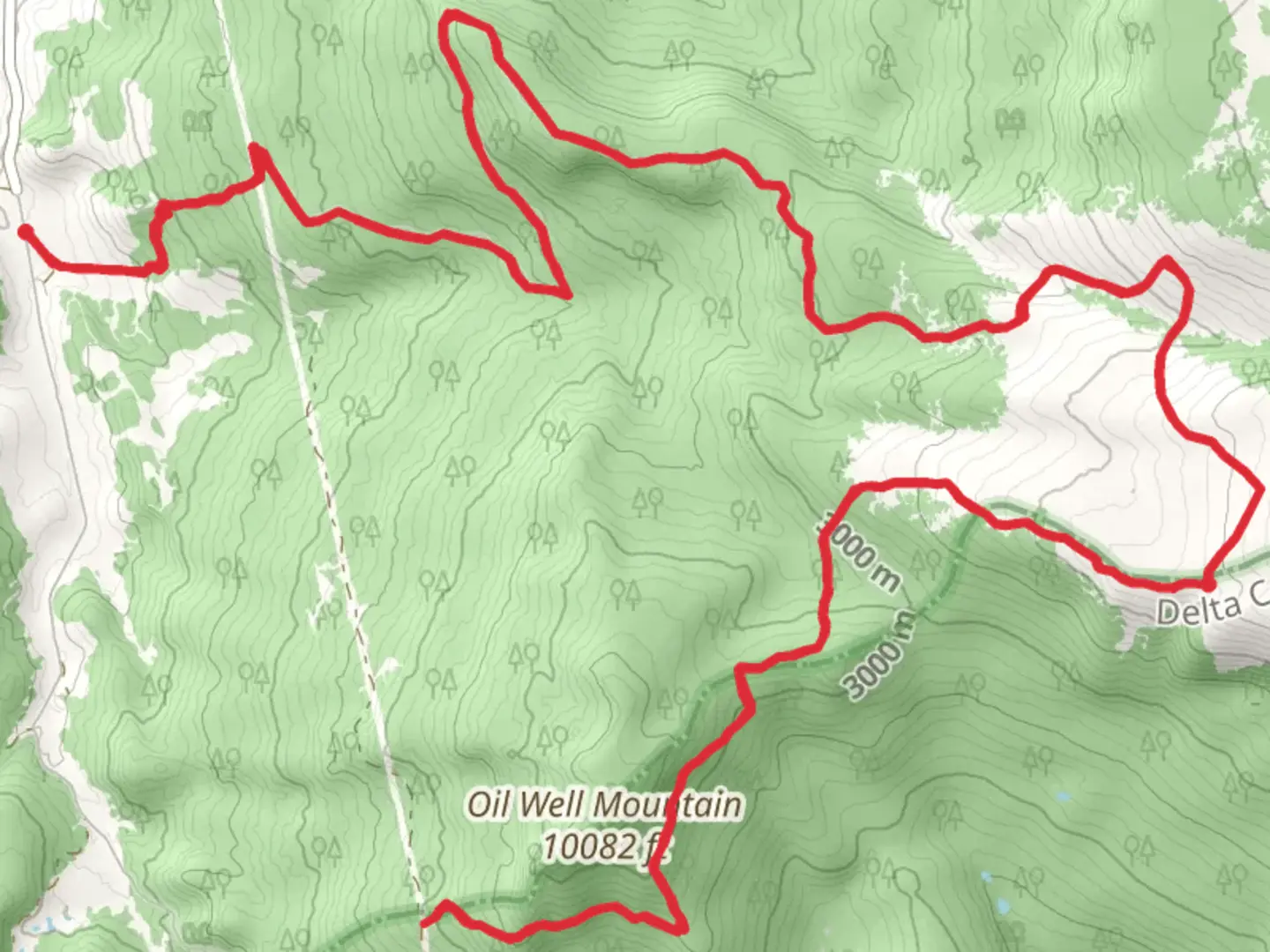 An image depicting the trail Burn Trail and its surrounding area.