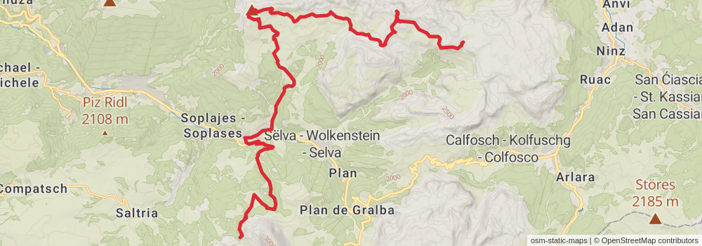 Sentiero Italia - Alps Section stage 42 Map