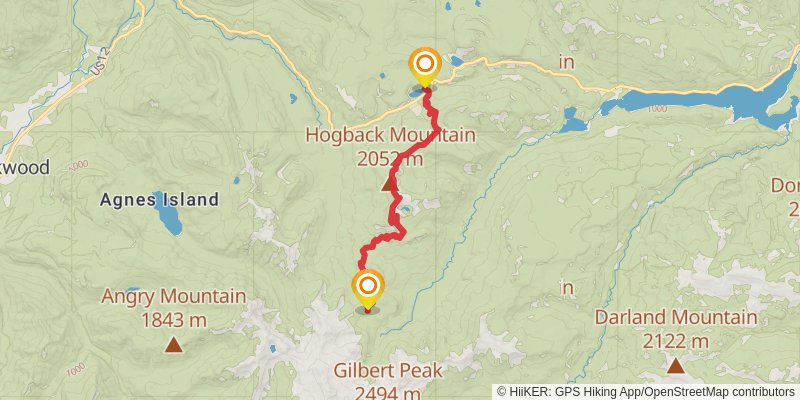 Ultra Pedestrian North Loop stage 171 Map
