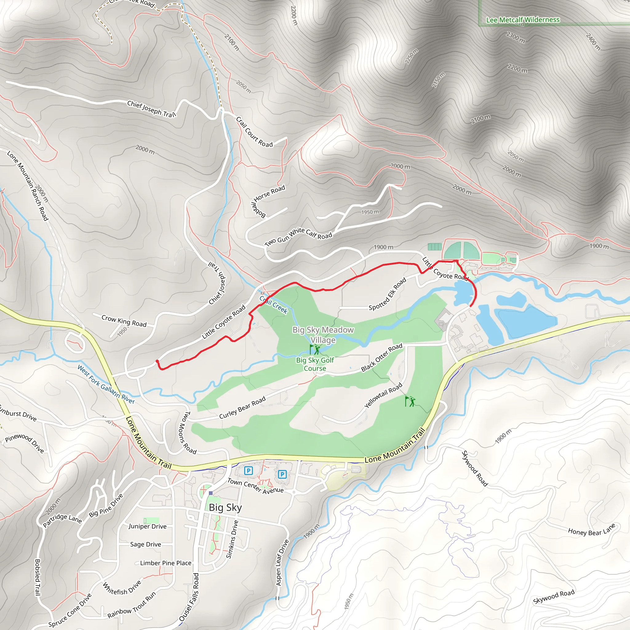 Crail Ranch Trail mobile static map