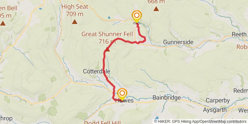 Herriot Way stage 2 Map