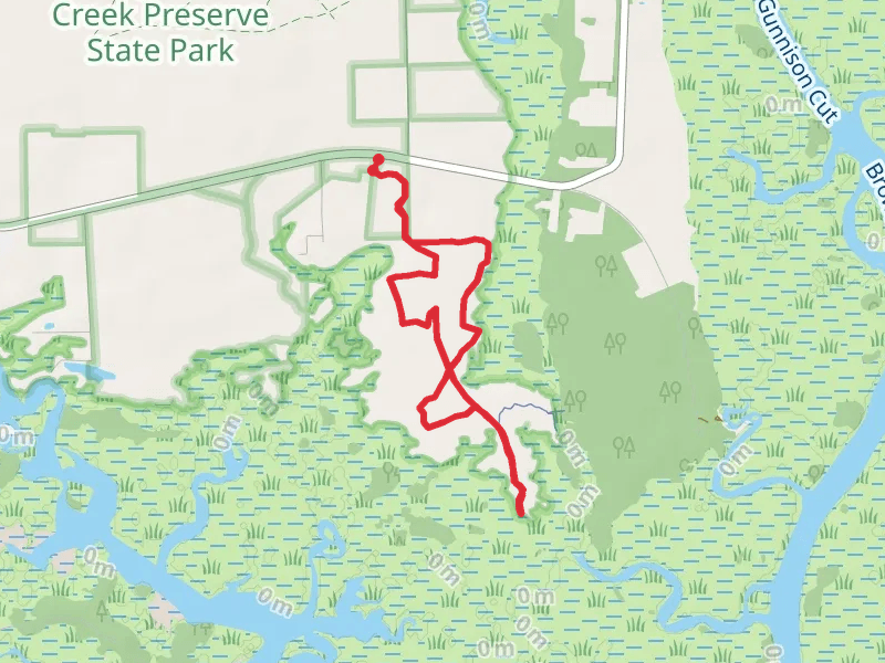 Anderson Family Cemetery via Cedar Point Preserve Trail and Swamp Loop