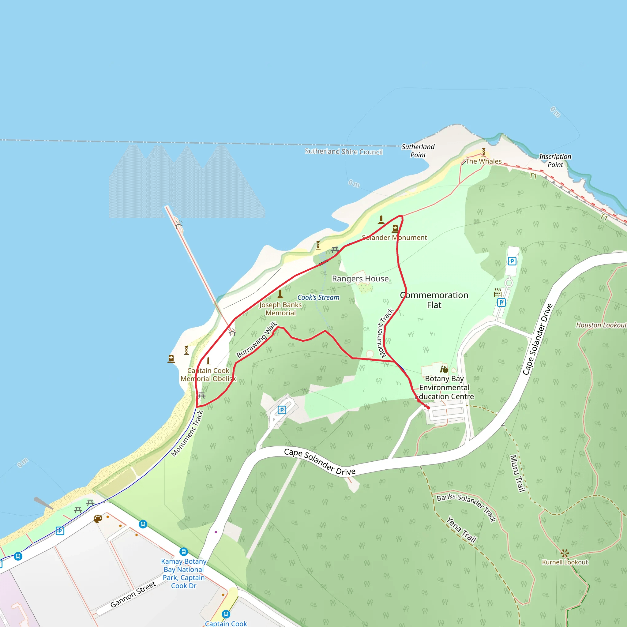 Burrawang Walk mobile static map