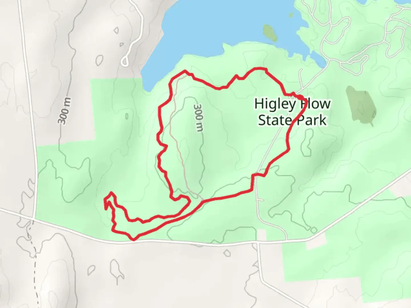 An image depicting the trail Warm Brook Loop and its surrounding area.