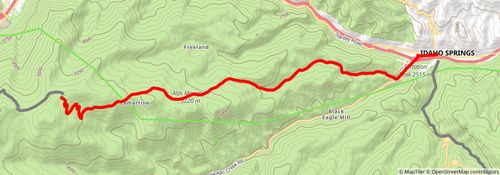 American Discovery Trail South Route stage 240 Map
