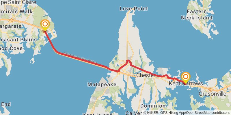 American Discovery Trail North Route stage 7 Map