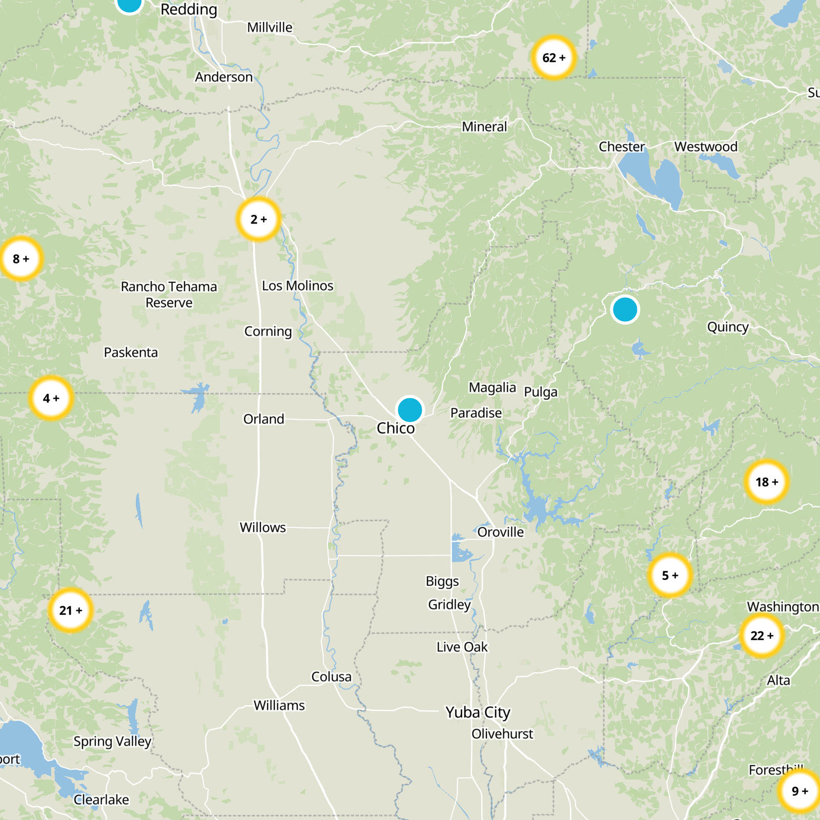 Butte County Static Map