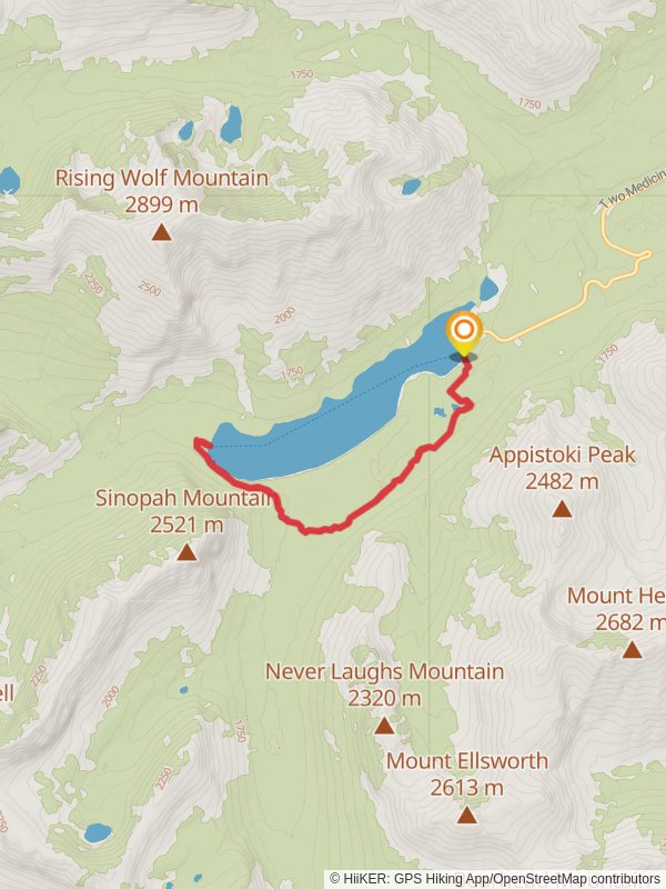 Two Medicine Lake Out and Back