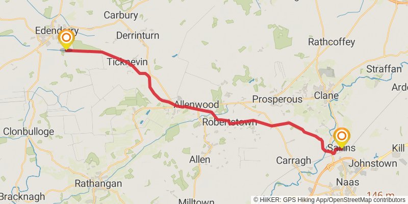 Grand Canal Way stage 2 Map