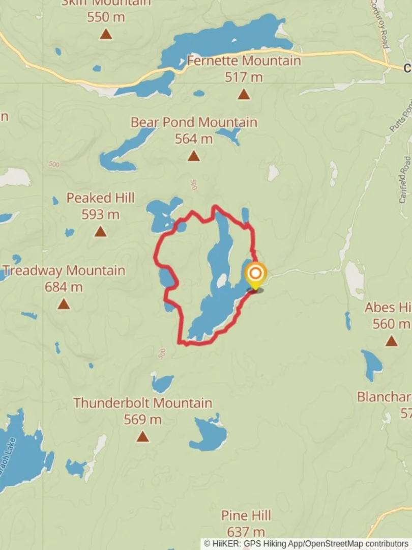 An image depicting the trail Clear Pond Trail and its surrounding area.