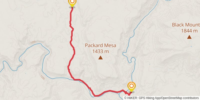 R R Draw Trail stage 2 Map