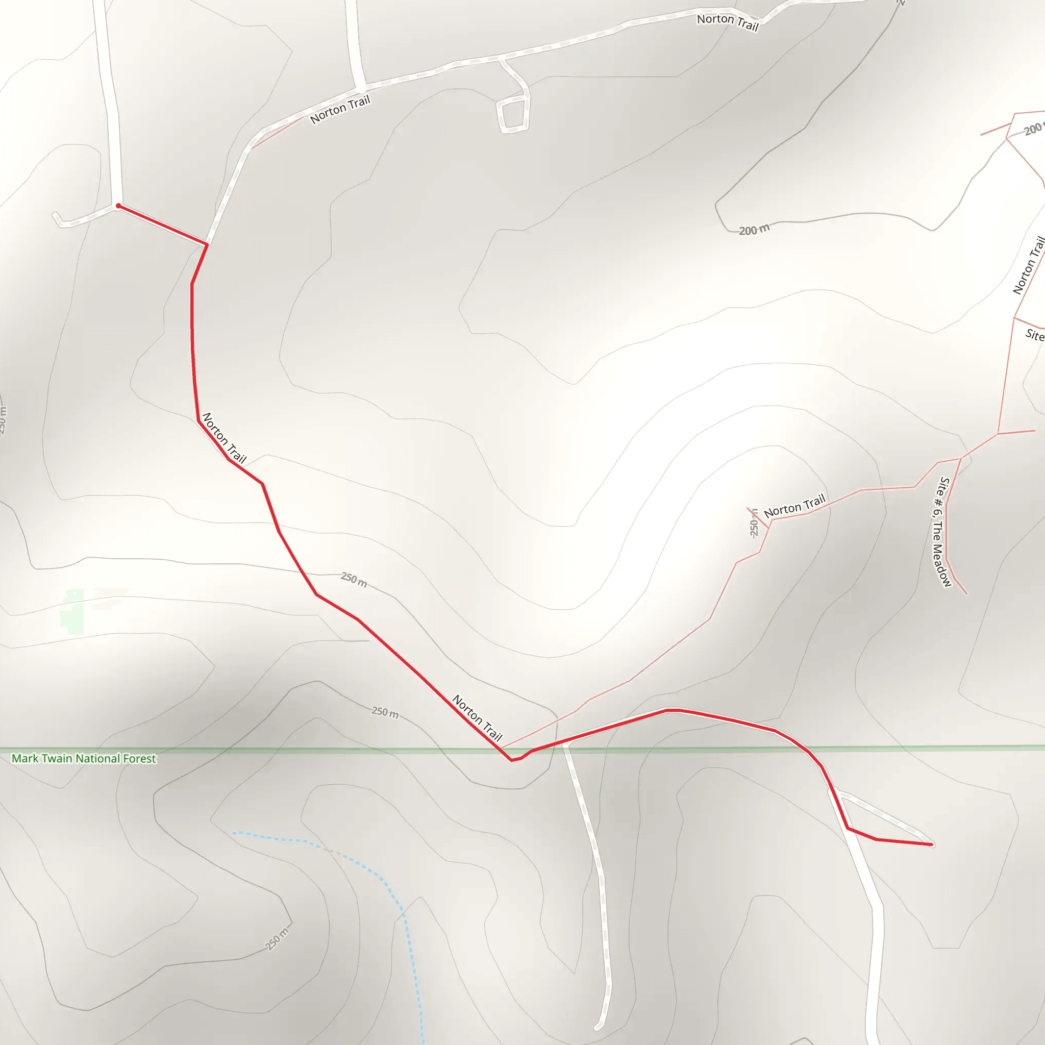 Charleville Brewery and Winery via Norton Trail mobile static map