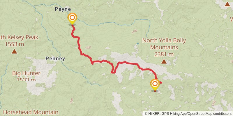 Bigfoot Trail stage 3 Map