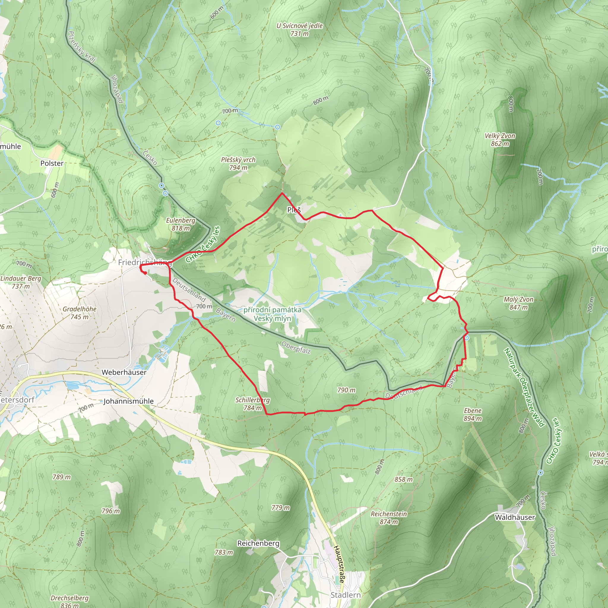 Nurtschweg and Buegellohweg mobile static map