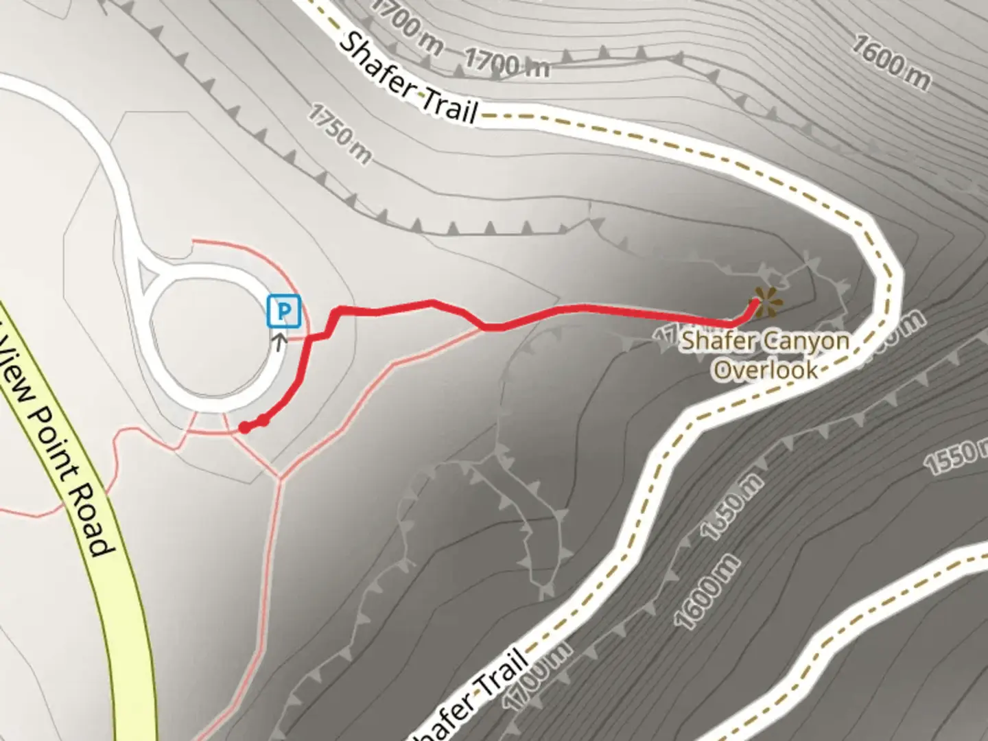 An image depicting the trail Neck Spring Trail Out and Back and its surrounding area.