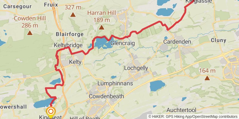 Fife Pilgrim Way stage 2 Map