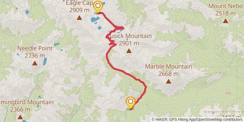 East Eagle - Imnaha Loop stage 3 Map