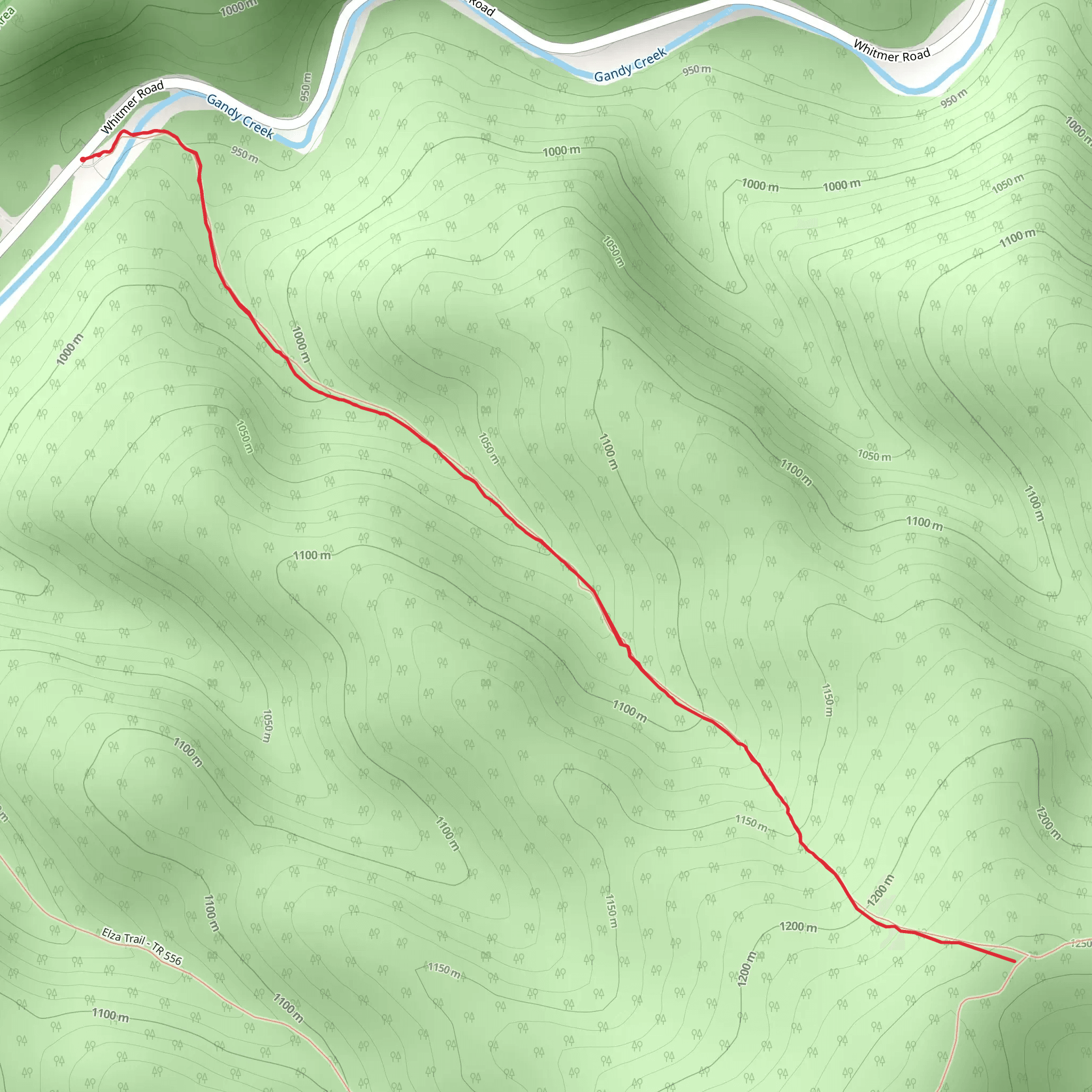 Bee Trail mobile static map