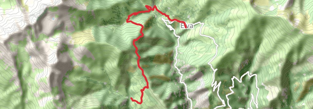 Via Alpina - Blue Trail stage 24 Map