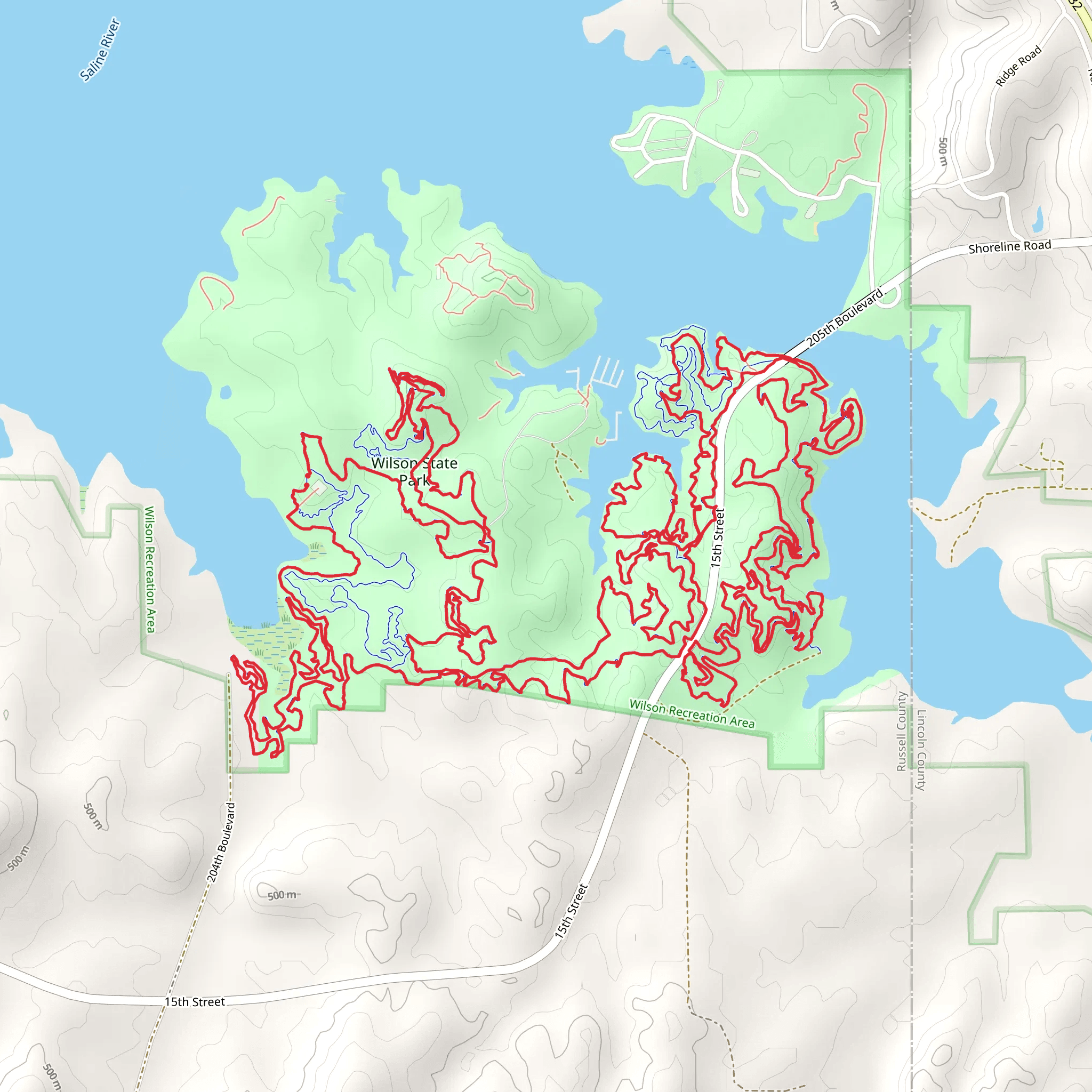 EZ Loop, Switchgrass Epic Loop mobile static map