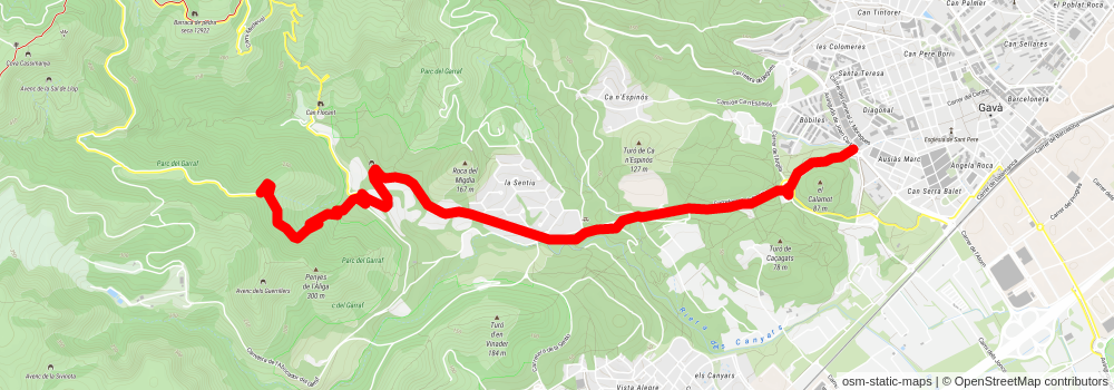 Medieval Path to Eramprunya PR C 39 stage 2 Map