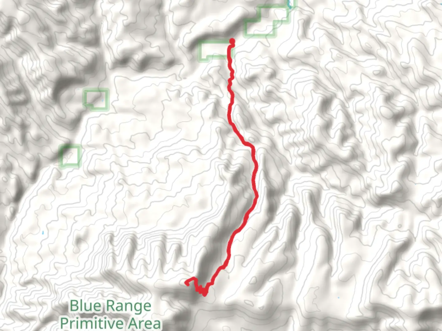 An image depicting the trail Largo Trail via Lanphier Trail and its surrounding area.
