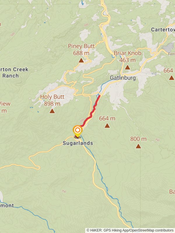 Fighting Creek Nature Trail and Gatlinburg Trail