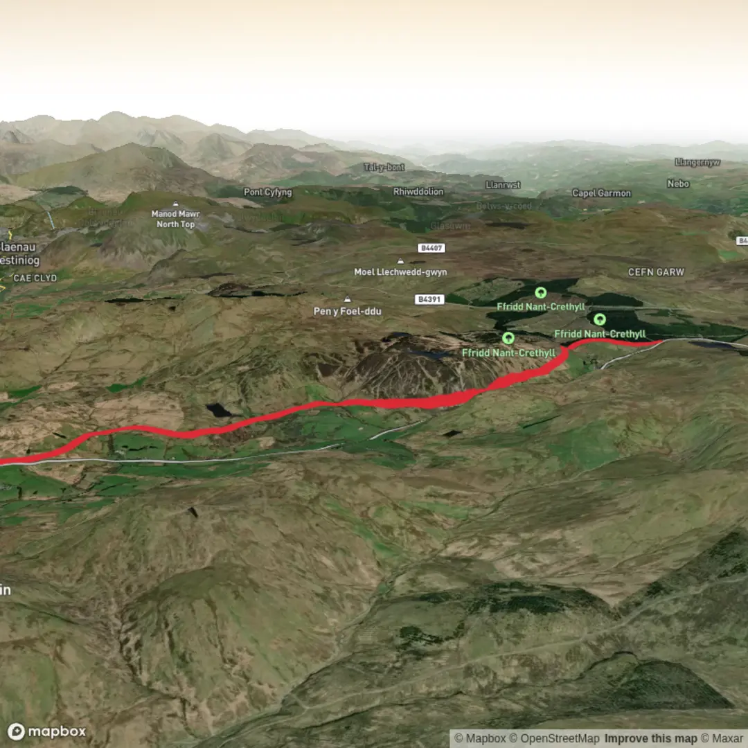 An image depicting the trail Aqueduct walk and its surrounding area.