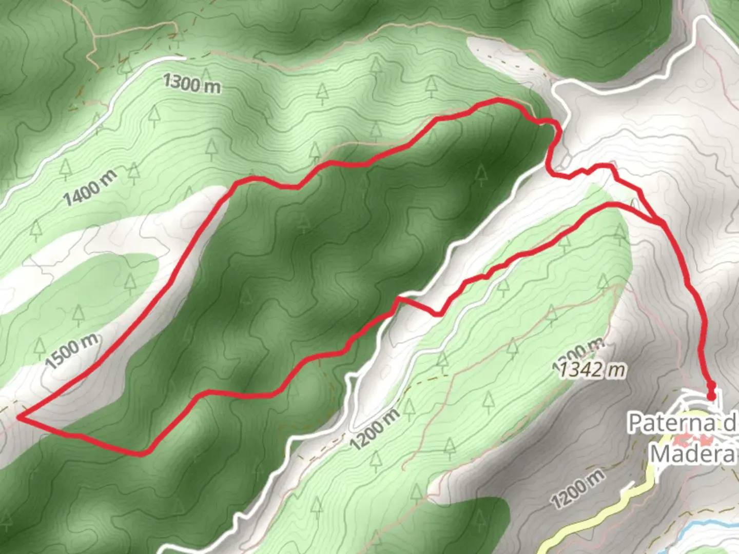 An image depicting the trail Through the Sierra de Pino Cano and its surrounding area.